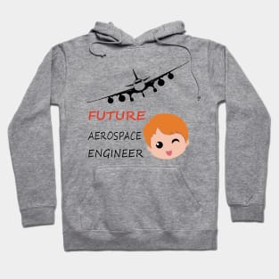 Future aerospace engineer kids design Hoodie